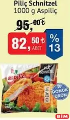 ASPİLİÇ SCHNİTZEL 1000 G fiyat ve kampanya bilgisi